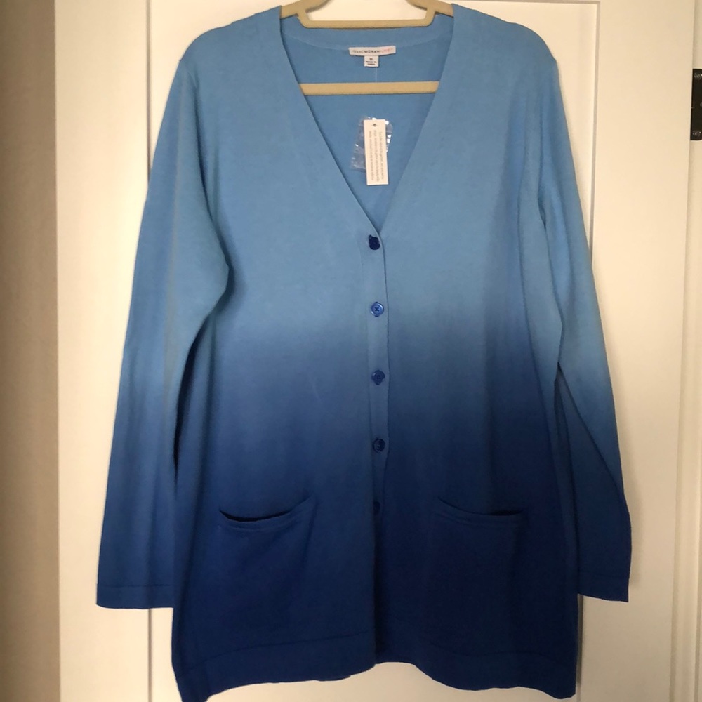 Isaac Mizrahi Live! V-neck Cardigan